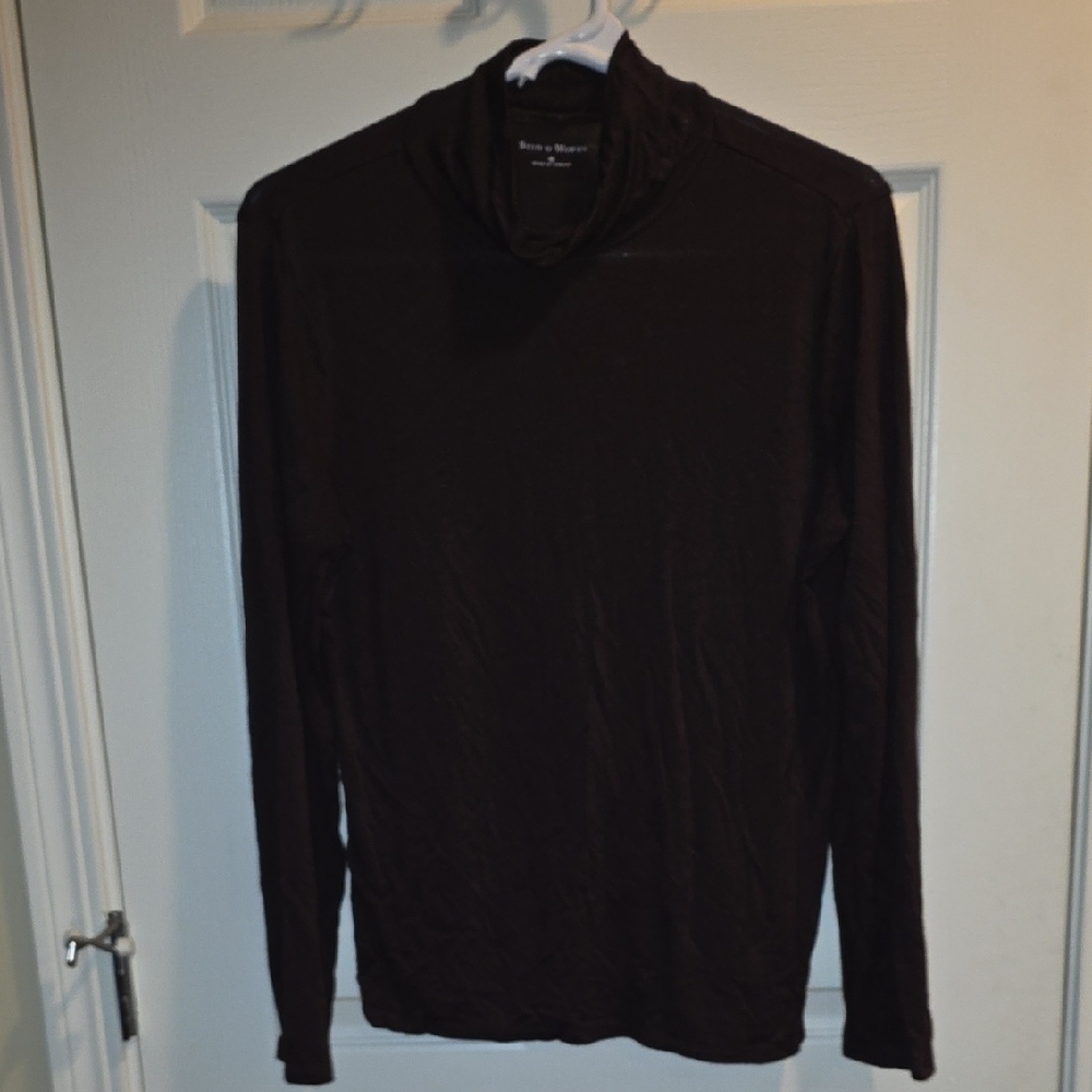 Studio Works Dark Brown Turtleneck Sweater